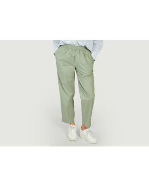 Pantalones algodón orgánico edgar Skall Studio de color Green
