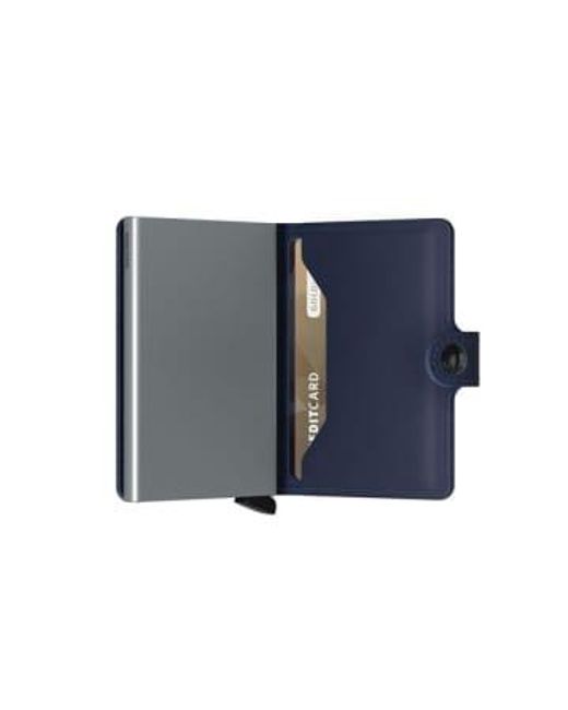 Mini Wallet Original 1 di Secrid in Blue da Uomo