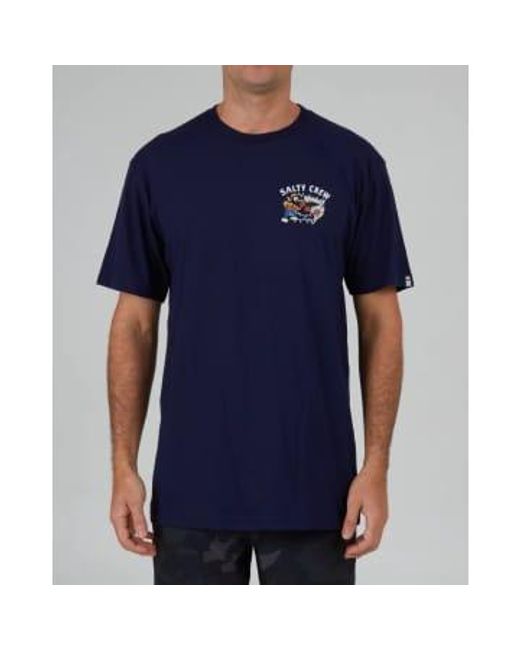 Salty Crew Blue - T-shirt Marine - Xl for men