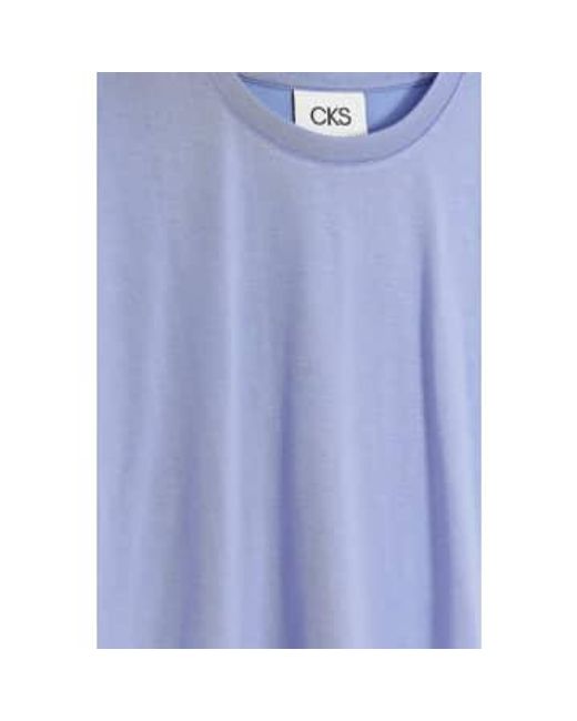 CKS Blue Plamina T-shirt S / Light