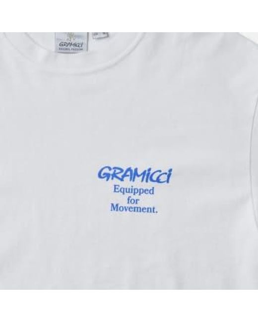 Gramicci Blue Equipped T-shirt Medium for men