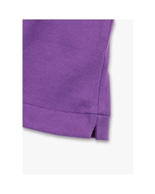 Mens classic pique polo en violet Lacoste pour homme en coloris Purple