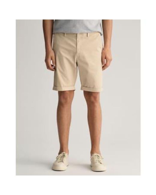 Gant Natural Regular Fit Sunfaded Shorts for men