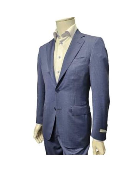 Canali Blue Light Micro Check Modern Fit Suit 13280/31/7r-bf00259/404 48 for men