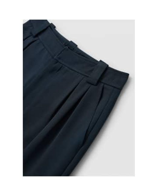 Rails Blue S Harlow Satin Cargo Trousers