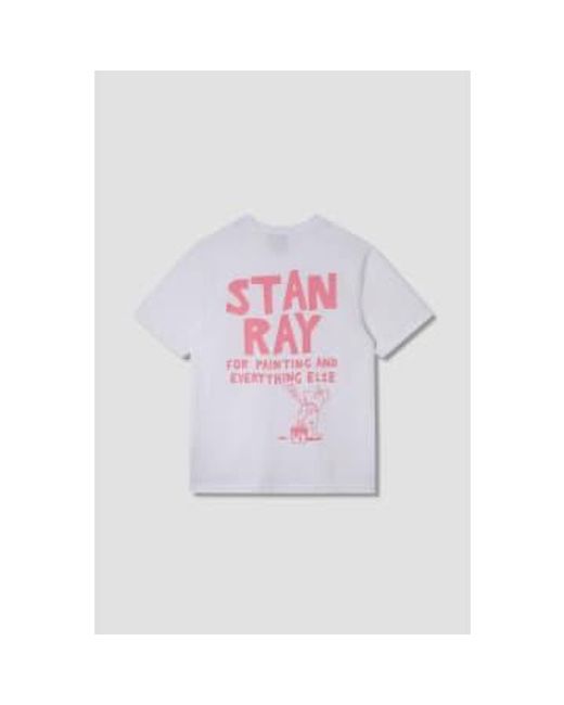 Stan Ray White Little T-shirt for men