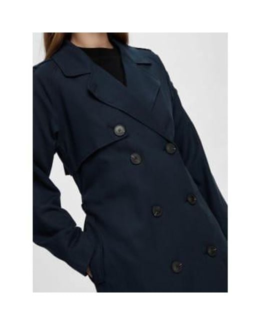 SELECTED Blue New Bren Trench