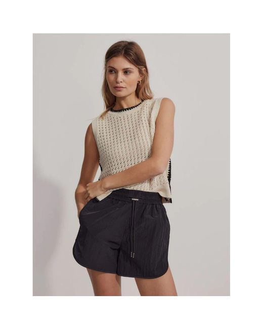 Varley Harmon High Rise Short in Grey Lyst UK