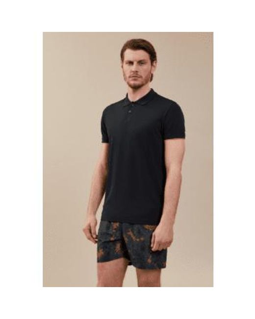 Rrd Black Short Sleeve Polo Shirt for men
