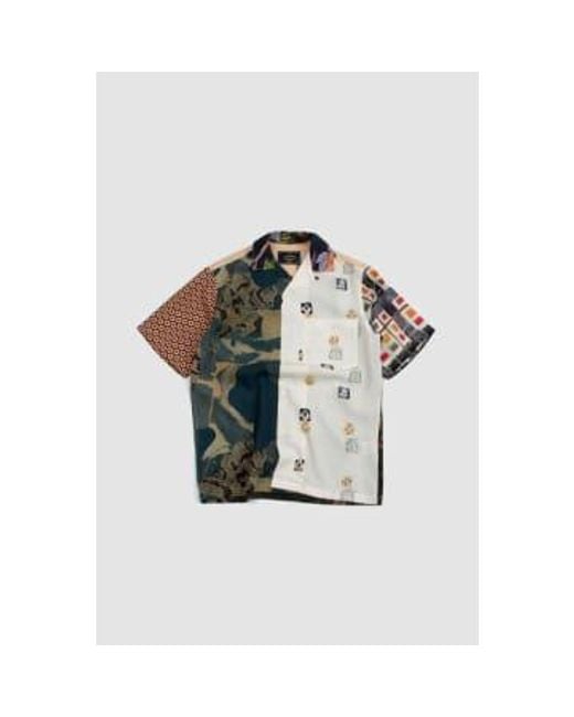 Portuguese Flannel Multicolor General Patchwork Shirt Xs for men