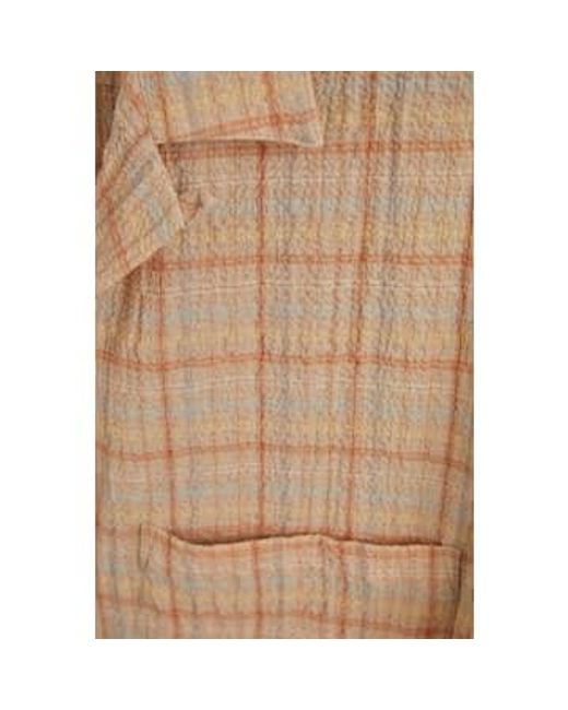 Chemise à carreaux en crêpe Portuguese Flannel pour homme en coloris Natural