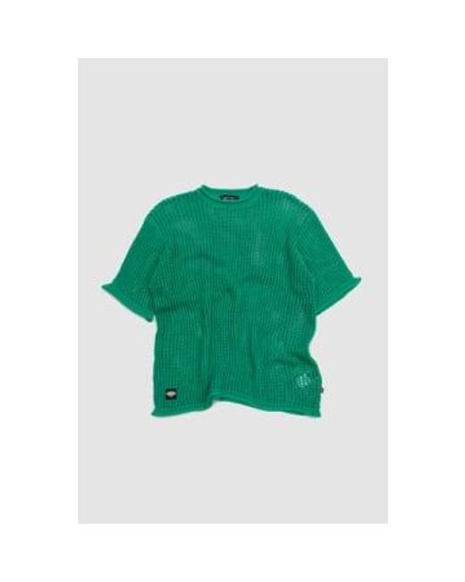 Manastash Green Mesh Summer Sweater L for men
