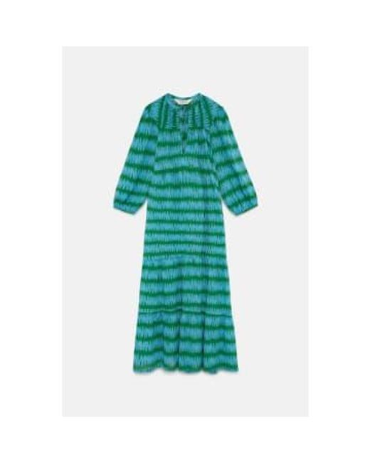 Compañía Fantástica Green Summer Wave Dress