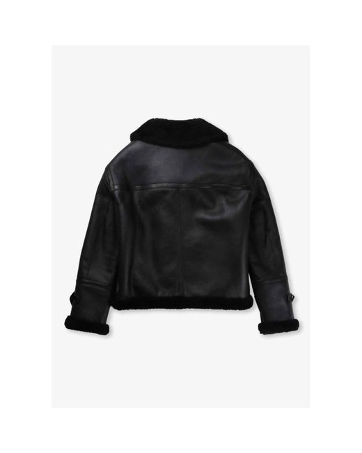 Belstaff S Cedar Shearling Jacket in Black | Lyst