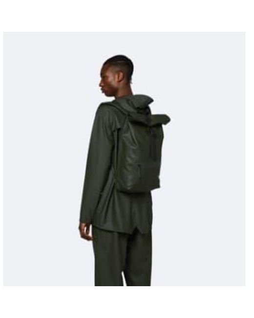 Rains Rolltop-rucksack in Green für Herren