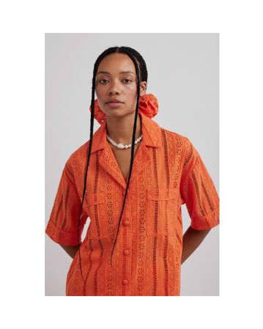 Chlo shirt Damson Madder en coloris Orange