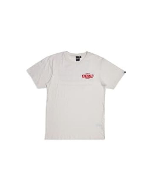 New Redline T Shirt Vintage di Deus Ex Machina in White da Uomo