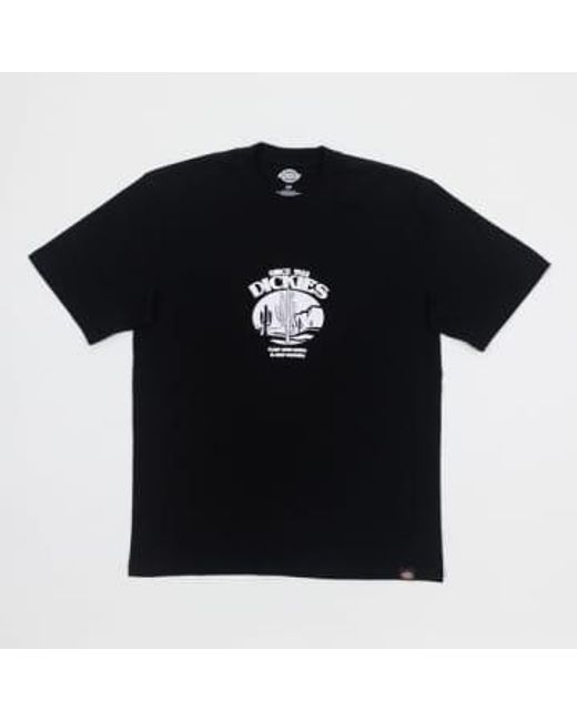 Camiseta timberville en negro Dickies de hombre de color Black