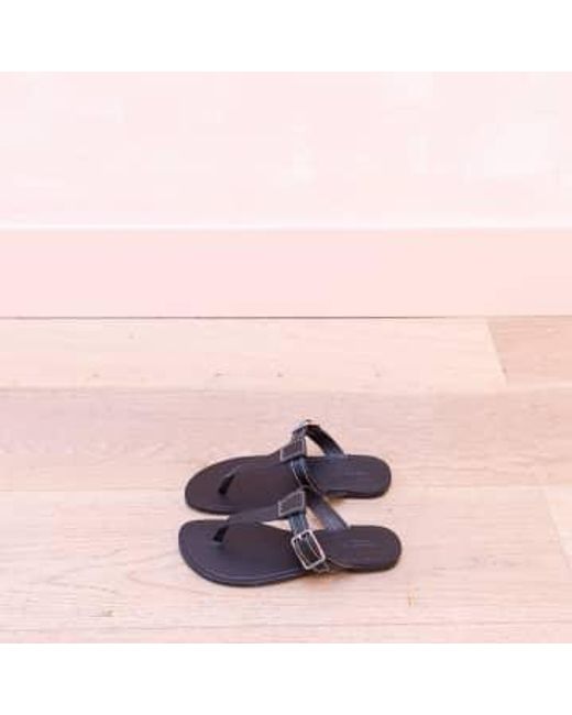 Vagabond Pink Cow Leather Sandals Leather