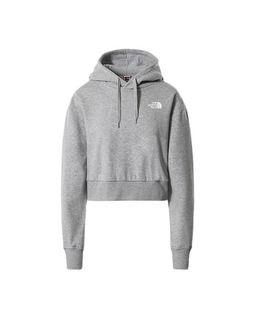 The North Face Maglia Trend Crop Donna Light Grey Heather in Gray | Lyst