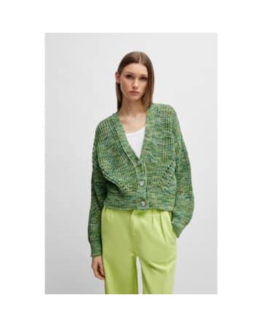 Boss Green C Furus Knitted Short Cardigan Col: Fern , Size: Xs Xs