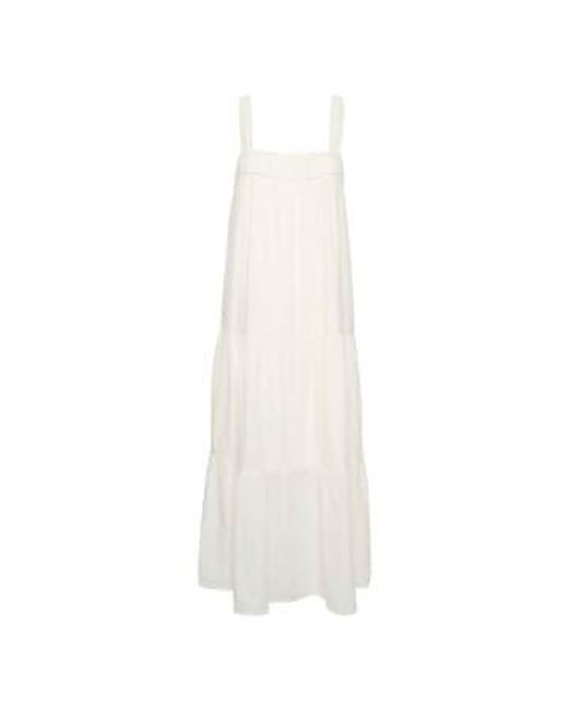 Soaked In Luxury White Olive Strap Dress