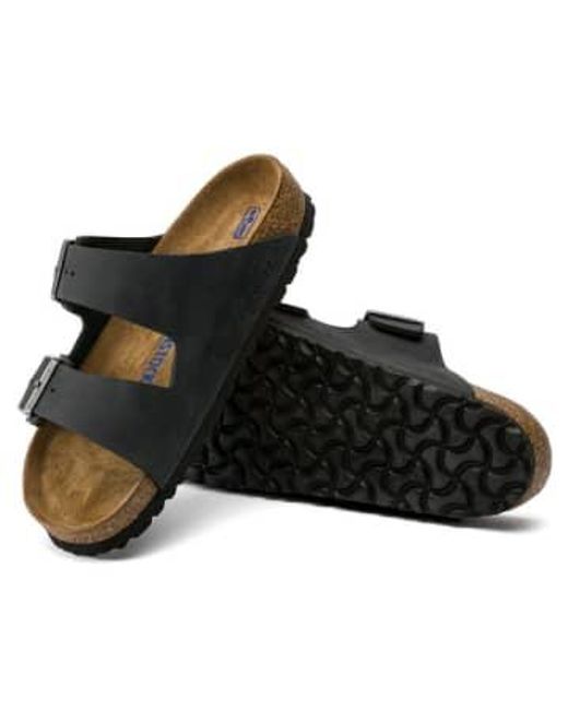 Arizona sandales à semelles souples Birkenstock en coloris Black