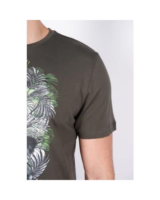 Antony Morato Nschädel bedrucktes schlankes fit t -shirt in Gray für Herren