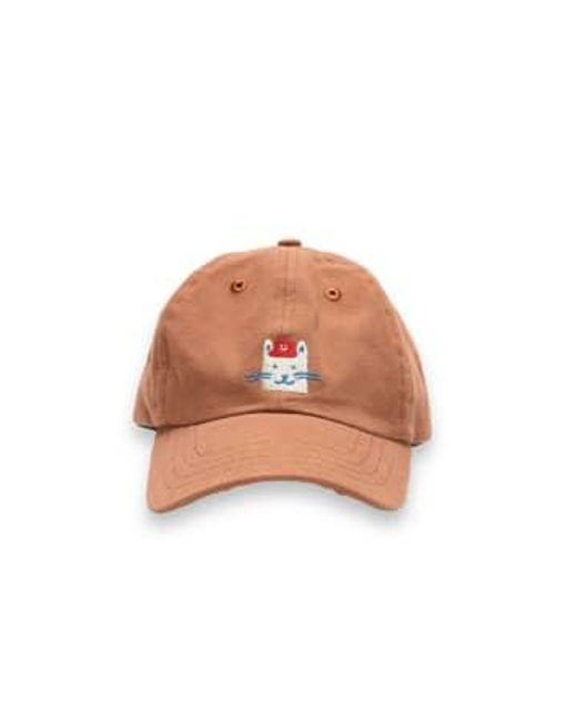 Olow Brown Casquette Six Panel Whisker for men