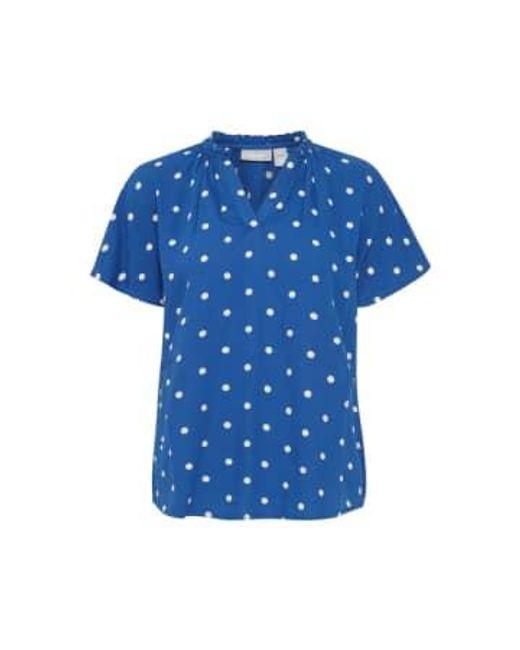 Kamma blouse Fransa en coloris Blue