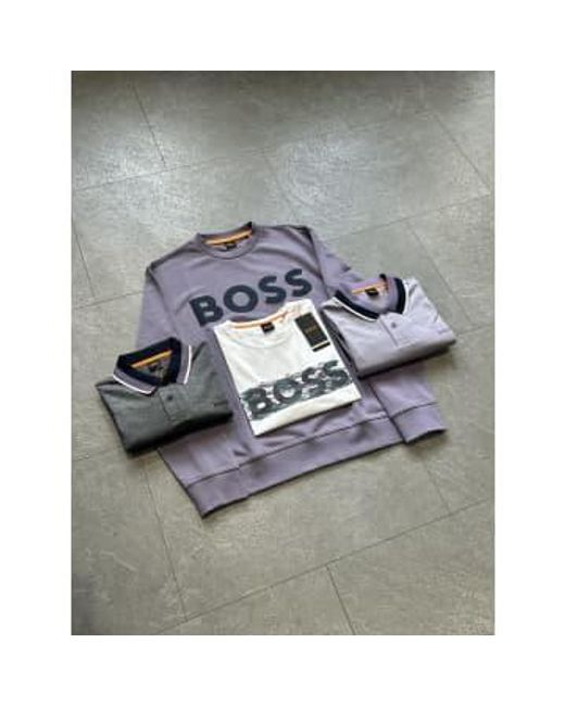 Boss Tedigital Logo t in Purple für Herren
