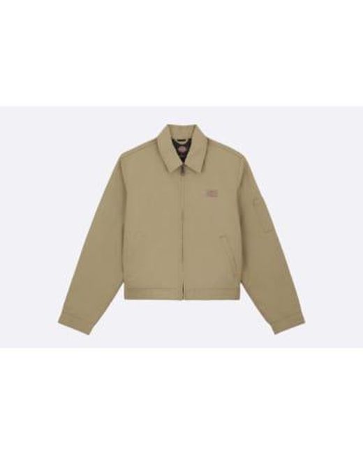 Dickies Natural Wmns Cropped Eisenhower Jacket S / Blanco for men