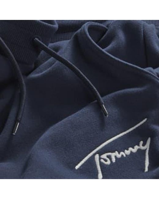 Jeans Signature Jogger Shorts Twilight Navy di Tommy Hilfiger in Blue da Uomo