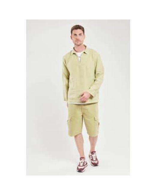 Armor Lux Yellow 77676 Heritage Linen Smock for men