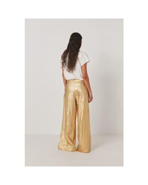 Pantalon d'or inja Rabens Saloner en coloris Natural