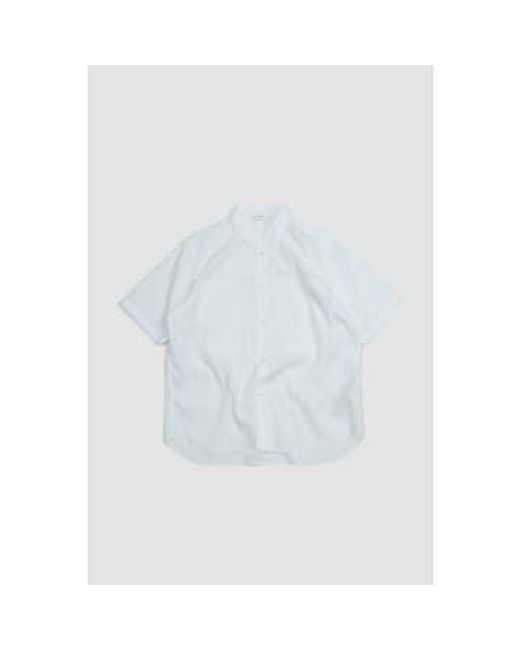 Still By Hand White Double Pocket Shirt 1 for men
