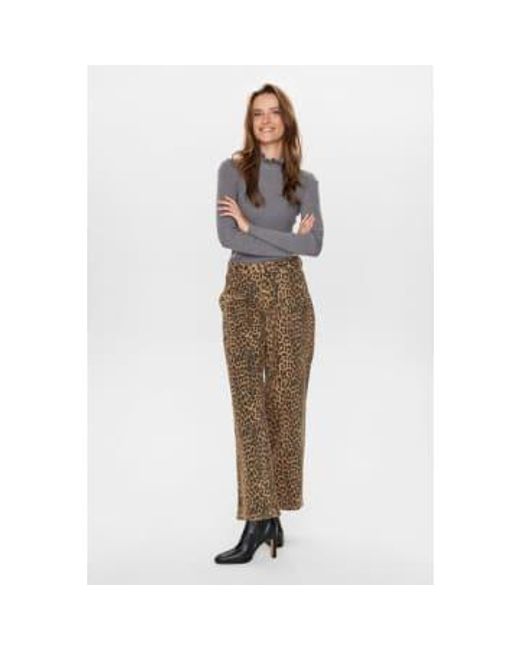 Numph Gigi Pants in Natural Lyst UK