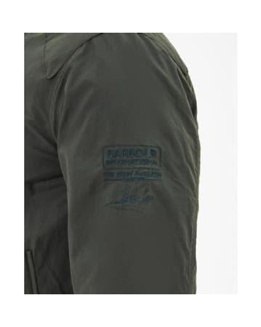 Barbour Green International Steve Mcqueentm Rectifier Harrington Casual Jacket Sage for men