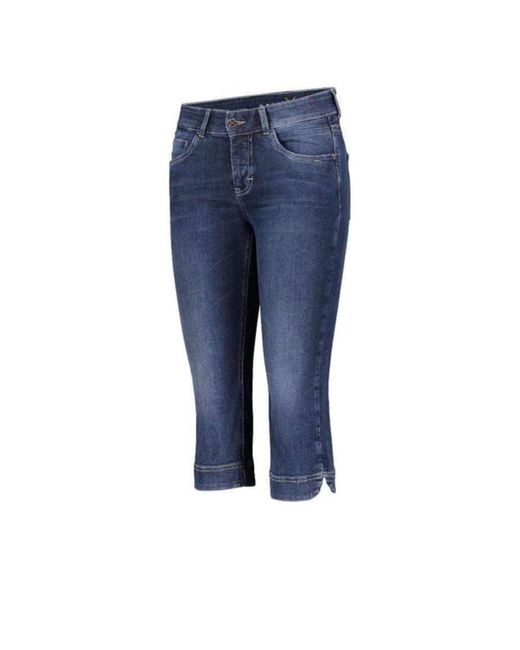 Mac Jeans Mac T Dream Capri Cropped Jeans 5469 0355 D853 Dark Used Denim in  Blue | Lyst