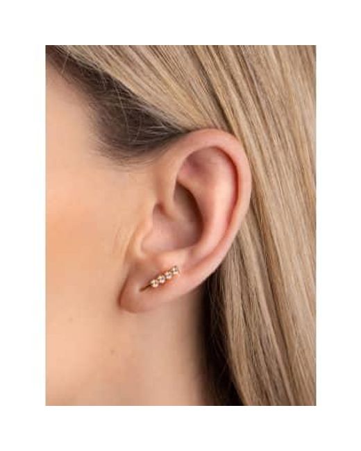 April Please White Hugo -or Earrose Ears Certified Gold Responsible Jewelry Council