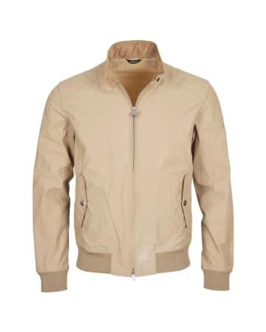 International steve mcqueenTM rectifier harrington casual jacket military Barbour de hombre de color Natural