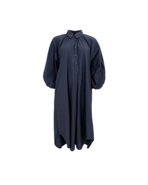Black Colour Blue Molly Shirt Dress Dark Grey S/m