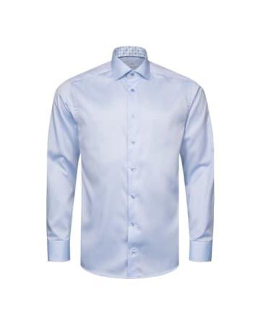 Eton of Sweden Sky contemporary fit signature twill -shirt in Blue für Herren