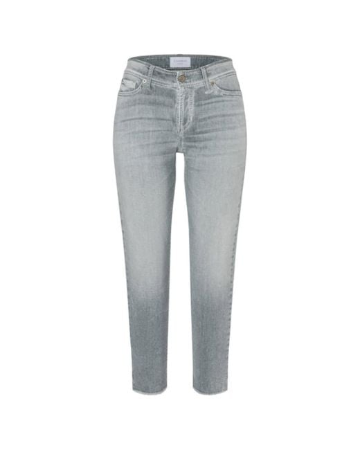 cashmere-fashion-store Jeans Piper Short in Gray | Lyst