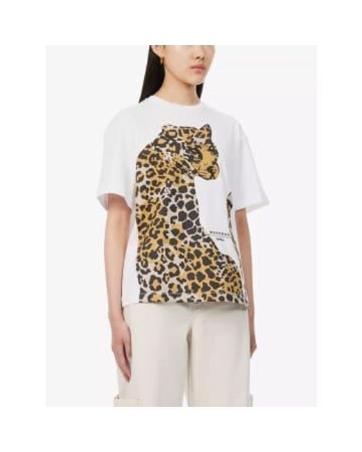 Weekend by Maxmara Metallic Viterbo Leopard T Shirt Xs