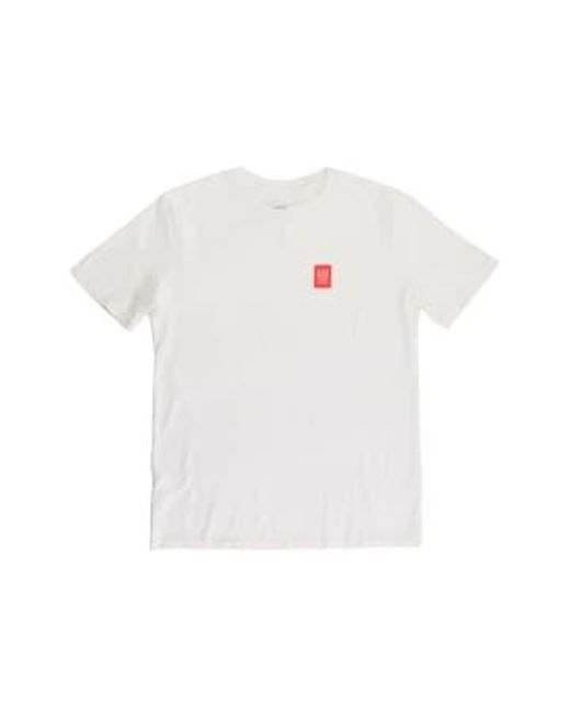 Camiseta Small Original Logo Tee di Topo in White da Uomo