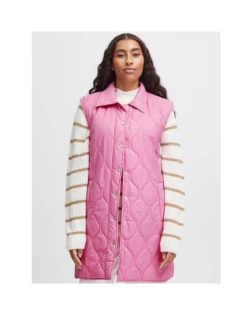 Byoung Byberta Waistcoat Super di B.Young in Pink