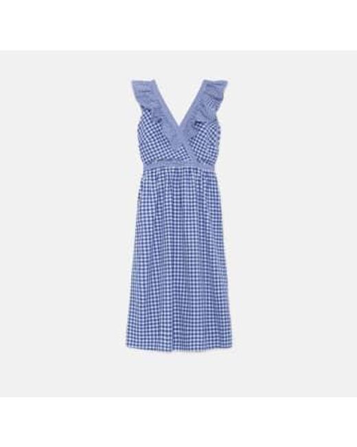 Compañía Fantástica Blue Vichy Print Dress