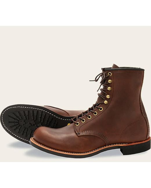 Red Wing Brown 2943 Harvester Amber Boots for men