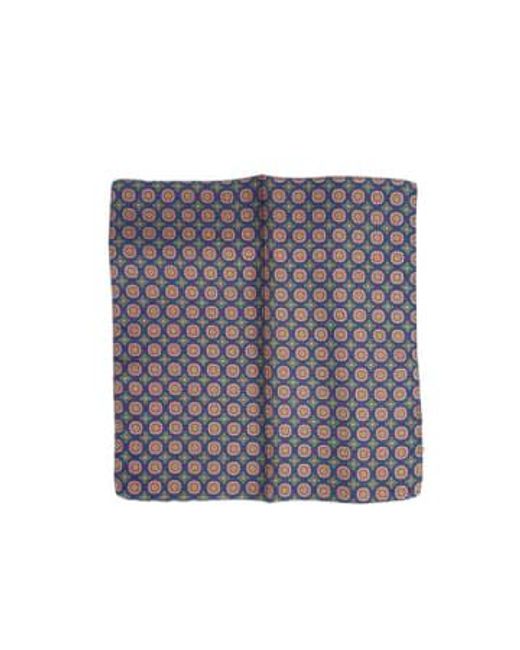 Fresh Purple Daisy Silk Pocket Square One Size for men